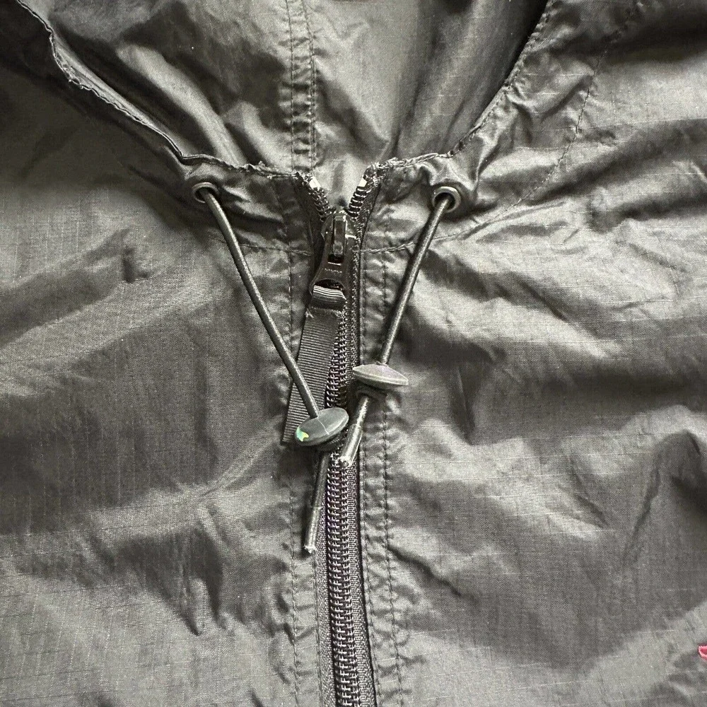 Helly Hansen Harley-Davidson Black Full Zip‎ Hooded Windbreaker Size XL